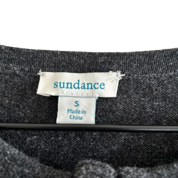 Sundance Anya Nordic Fair Isle Wool Blend Sweater Cardigan Full Zip Size Small - Picture 5 of 16